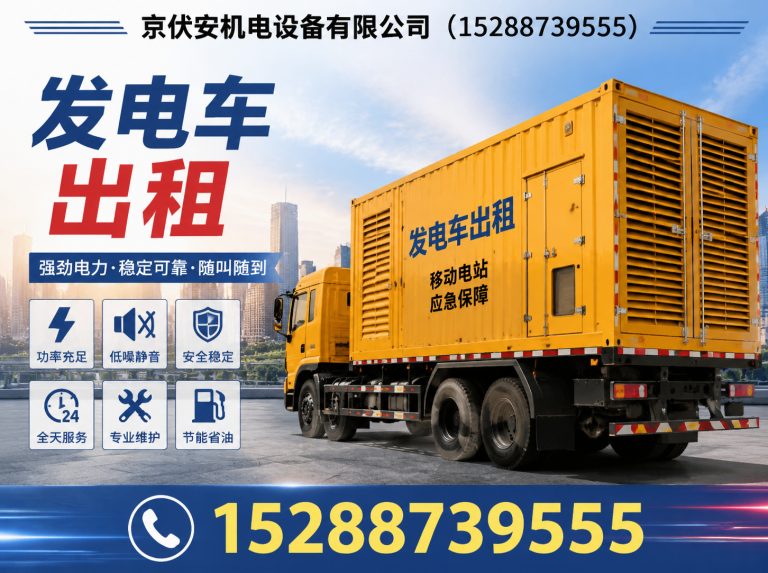 中卫发电机出租展示图