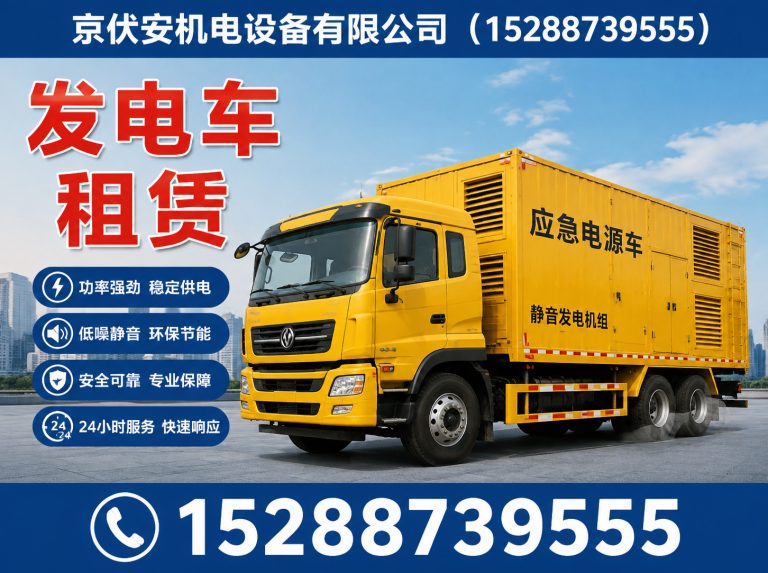 中卫应急发电机出租展示图